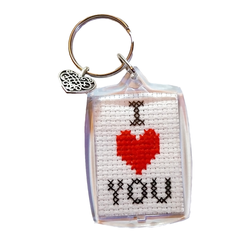 I Love You Keyring